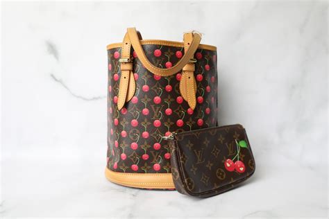 louis vuitton cerises bucket bag|luxury bucket handbags.